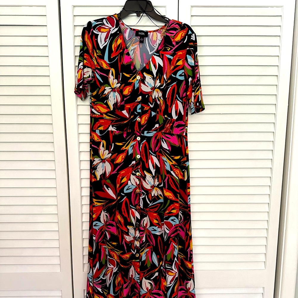 Festive Maxi dress with cute detailing